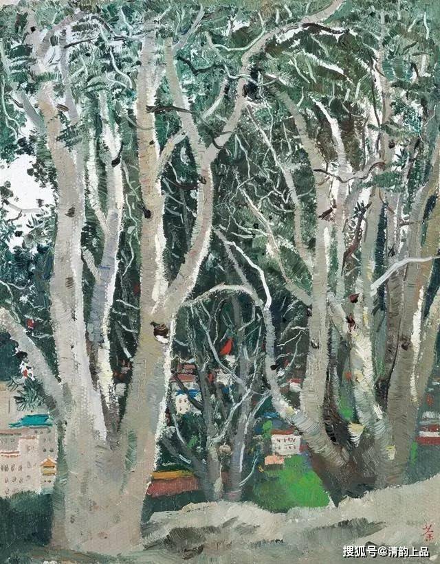 著名画家吴冠中油画作品选集-搜狐大视野-搜狐新闻