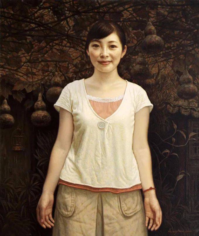 王嫩更多作品欣赏王嫩的油画具象中带抽象风格,现实题材与主观审美