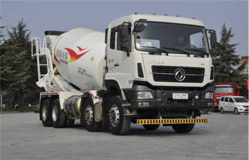 东风天龙前四后八天燃气1214方混凝土搅拌车图片参数介绍