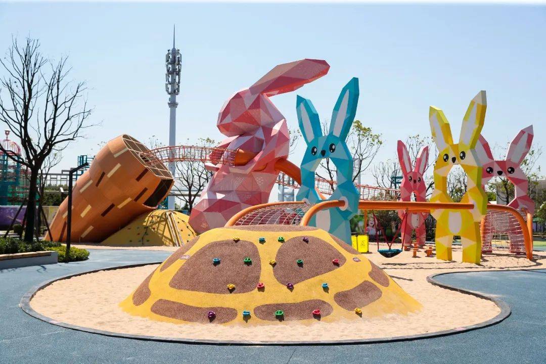 魔都新开游乐园迪士尼边的马卡龙色兔窝窝你去过了吗