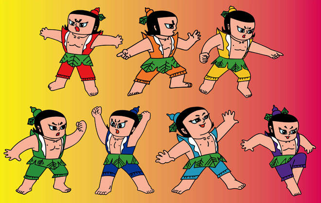 葫芦娃和她们聊了聊,结果发现七仙女竟然是他们的亲生母亲,"我们的