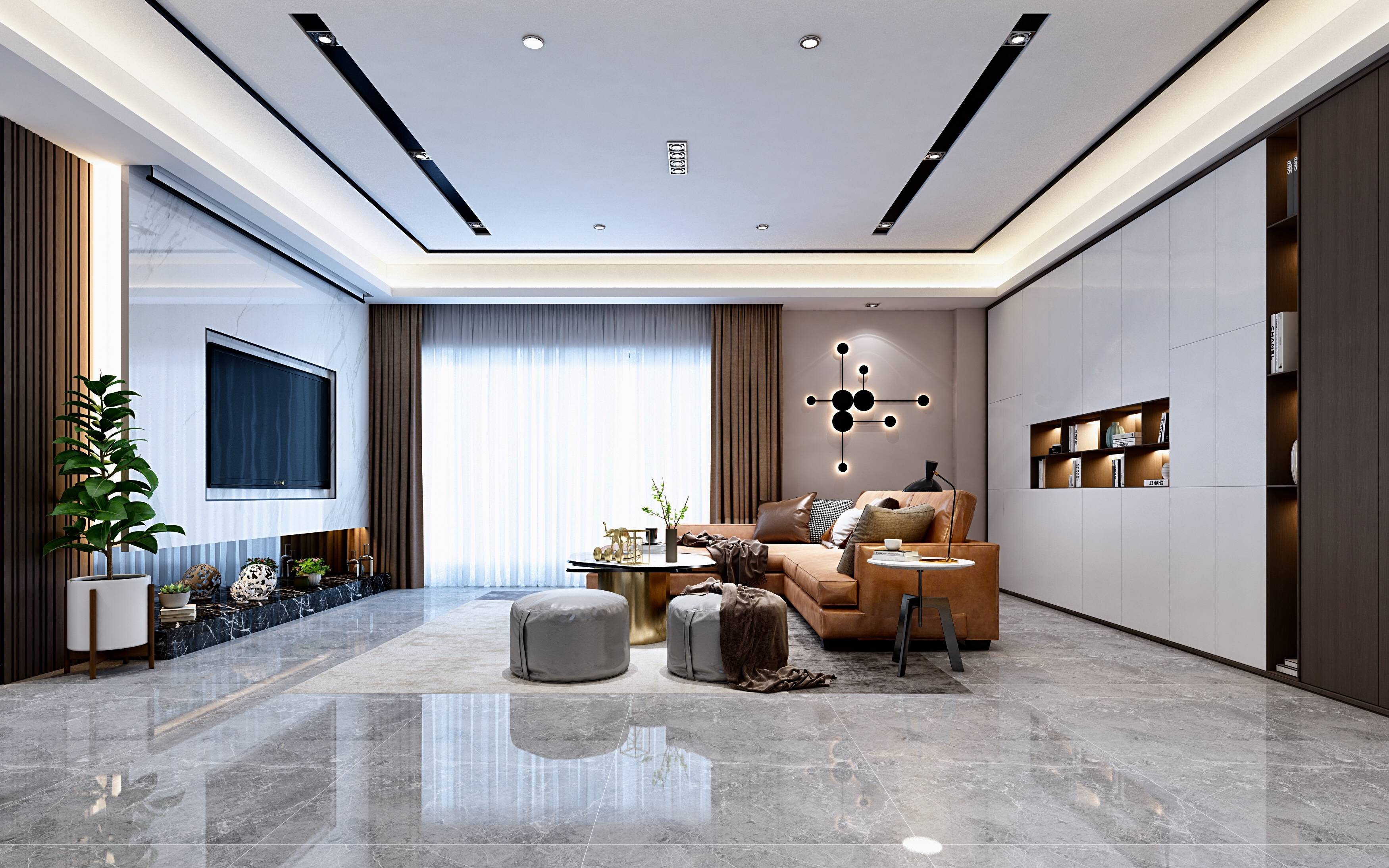 深圳装修:幸福城现代轻奢风,名副其实的幸福感