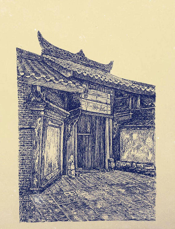 宽窄有度乱线飞舞