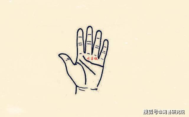 掌有兵符纹可为将相手上有此纹可掌大权能当大官