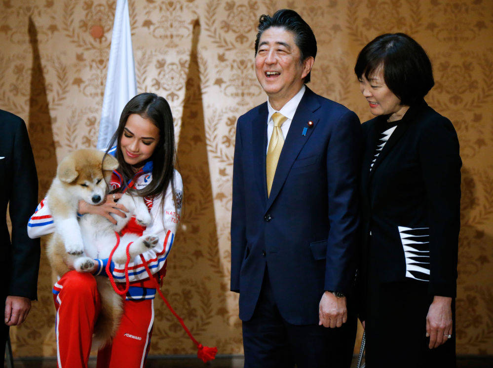 日本的鹰派安倍晋三政治生涯照片