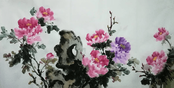 画家耿庆荣作品鉴赏笔触洒脱清新脱俗