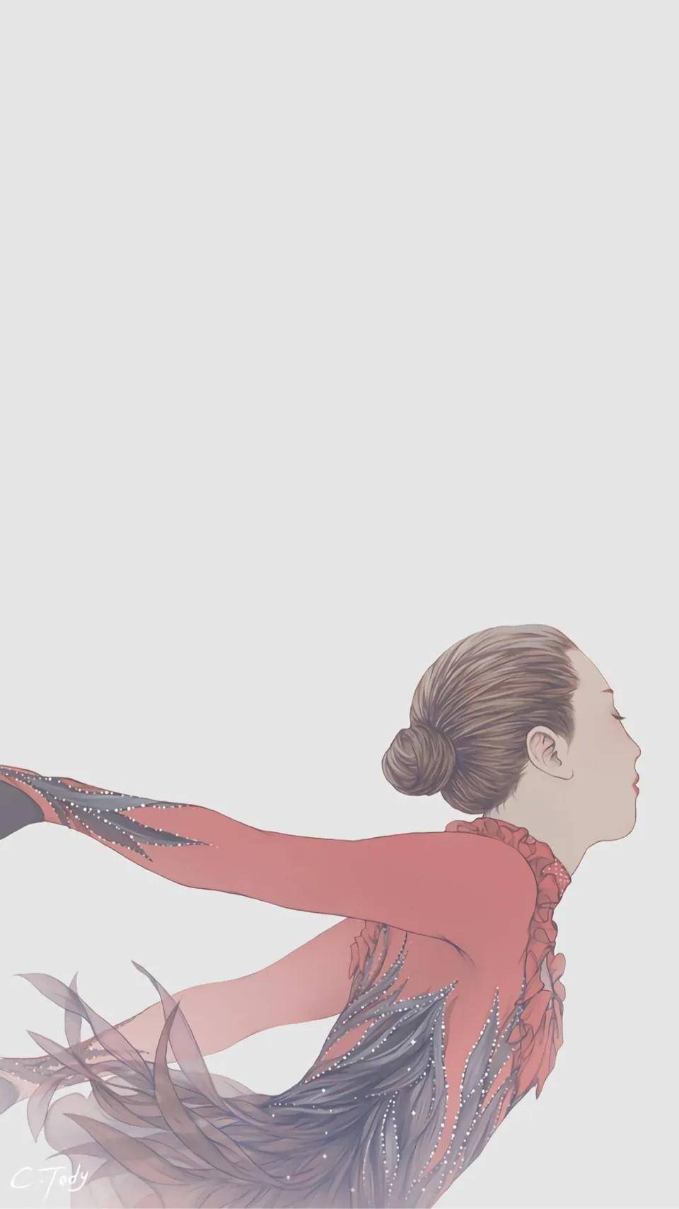 插画cynthiatedy如鲜花般盛开的舞者