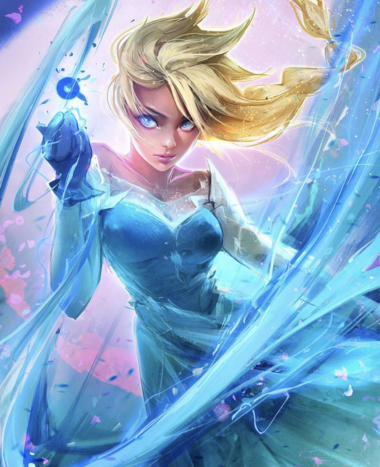 迪士尼公主的"战斗状态",你没见过的霸气模样,臣服在艾莎脚下-搜狐大