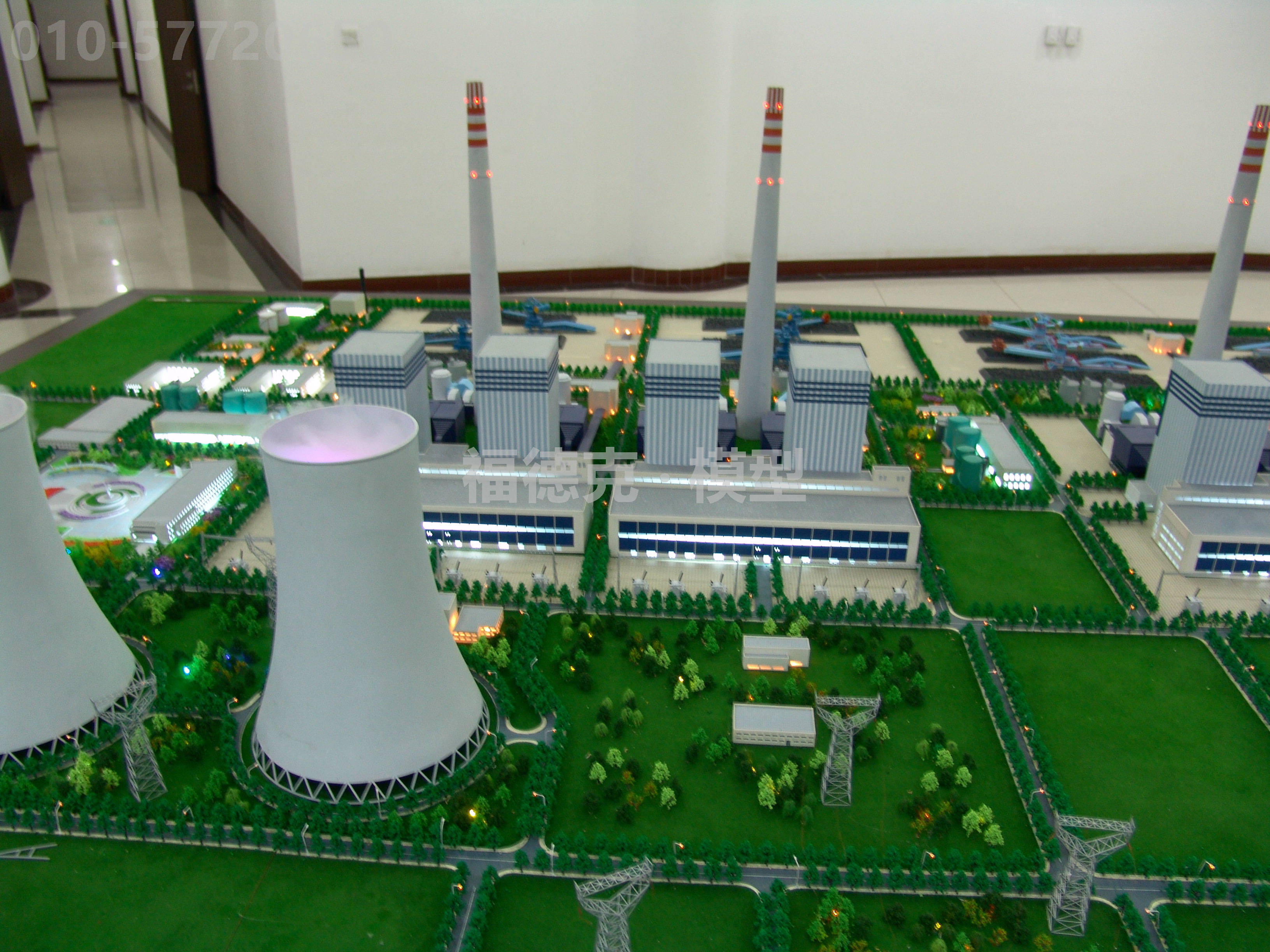 智慧火力发电站模型 发电厂沙盘 智慧发电厂沙盘