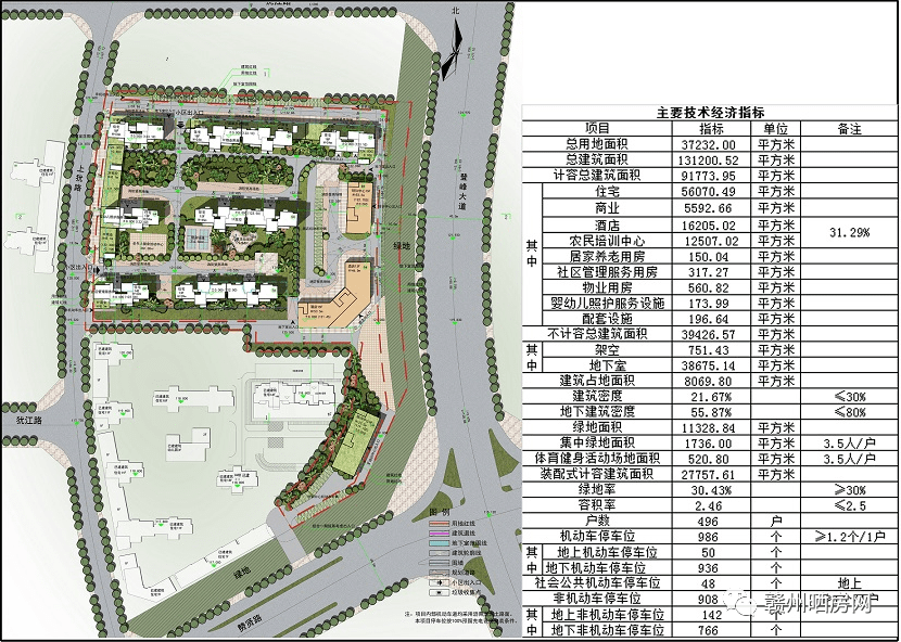 赣州两个新建返迁房小区效果图曝光