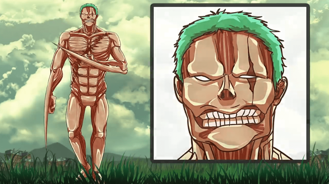 当海贼王遇见进击的巨人:艾斯化身火巨人,娜美版女巨人来袭!