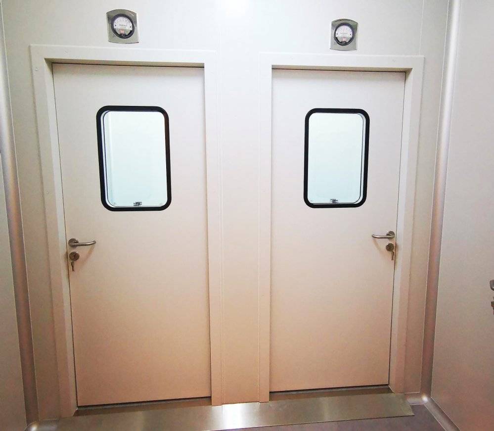 彩钢板单开门恒温恒湿房回风口精密空调机组 镀锌风管(外层加pef保温