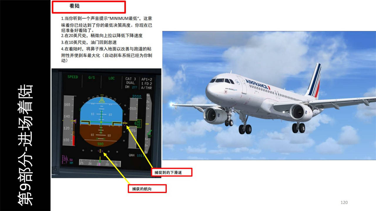 fsx fslabs a320空客320 中文指南 9.2安全进近和着陆