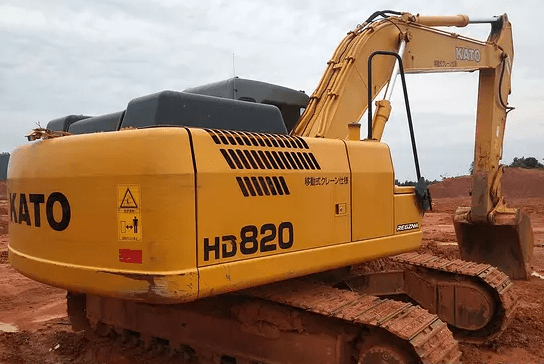 加藤hd820挖掘机,部分动作同时异常,是什么情况