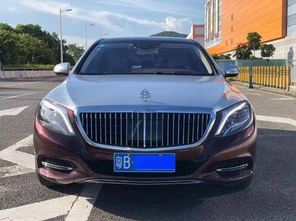 98万买二手奔驰迈巴赫s400原厂紫色车主不仅富有还懂车