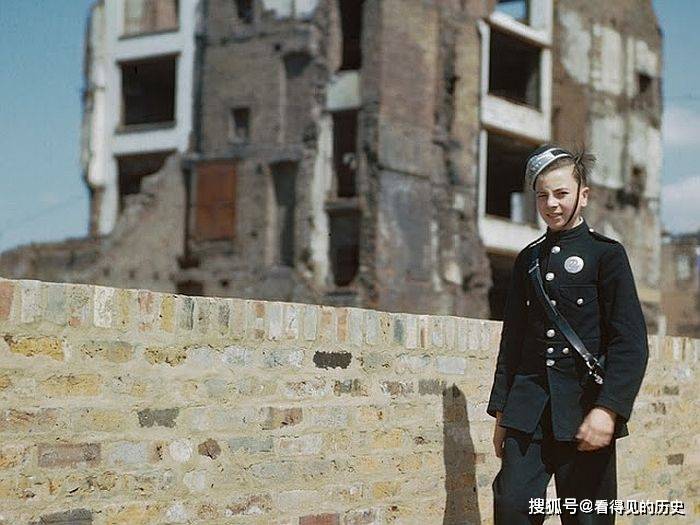 彩色老照片 二战时期的英国 不屈的英国人