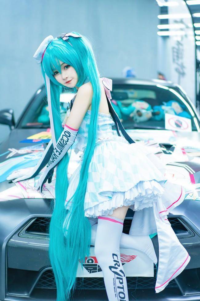 初音未来绝对领域cosplay初音未来全彩本子