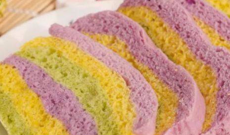 孩子不爱吃主食试试这款三色彩虹馒头高颜值好吃又营养