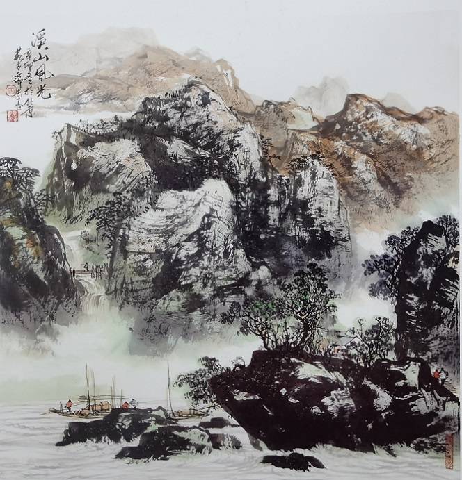 画家何志远的作品赏识