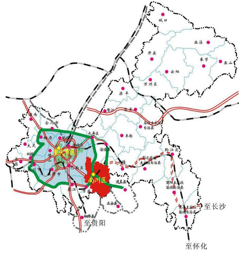 南川乡镇行政区划地图图片