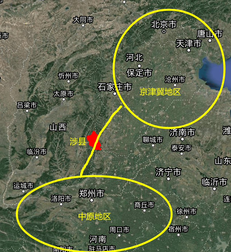 邯郸河流分布图图片