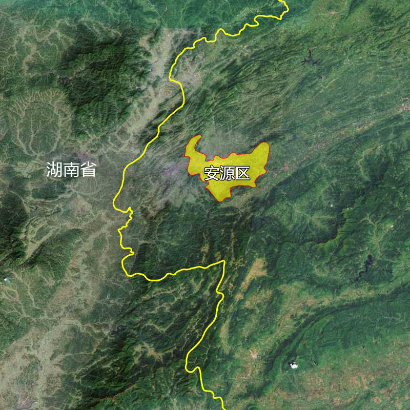 原創7張地形圖快速瞭解江西省萍鄉各市轄區縣