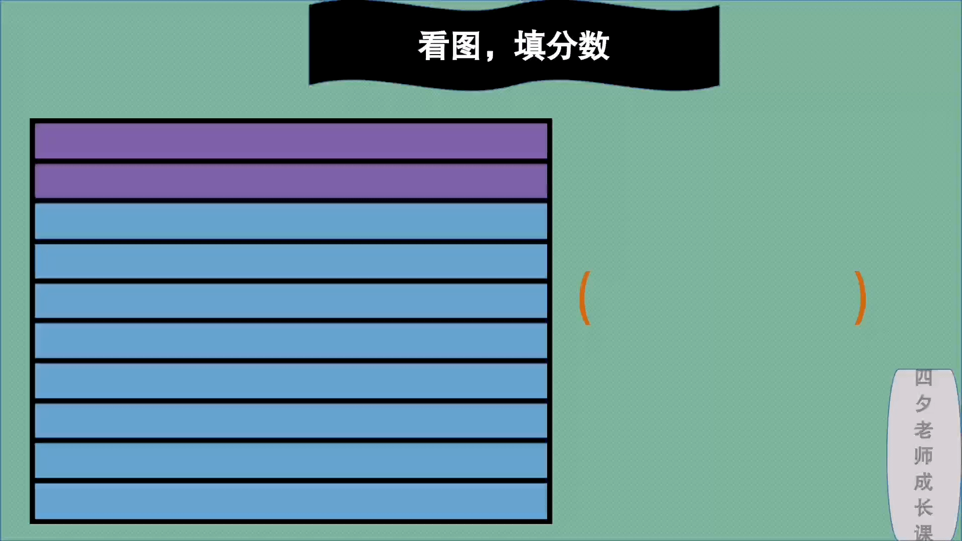 三年级数学看图填分数