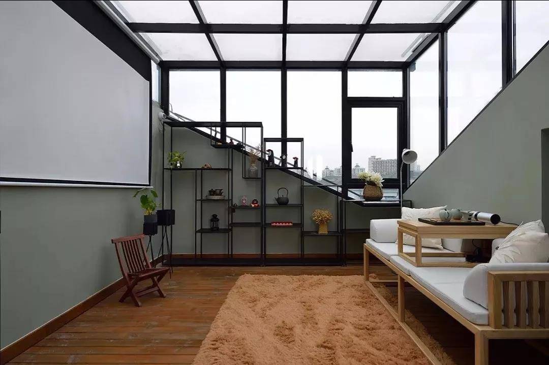 复式楼/顶楼/复式顶楼阳光房,这样做,很美.