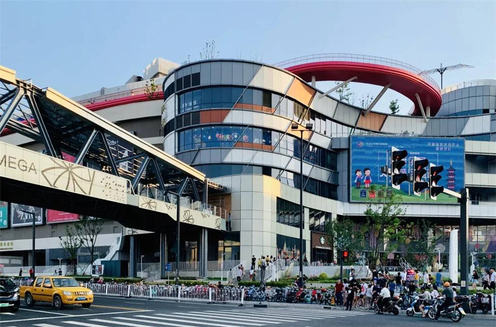 开业首日客流30w周营业过亿!上海南翔印象城mega购物中心设计分享-搜