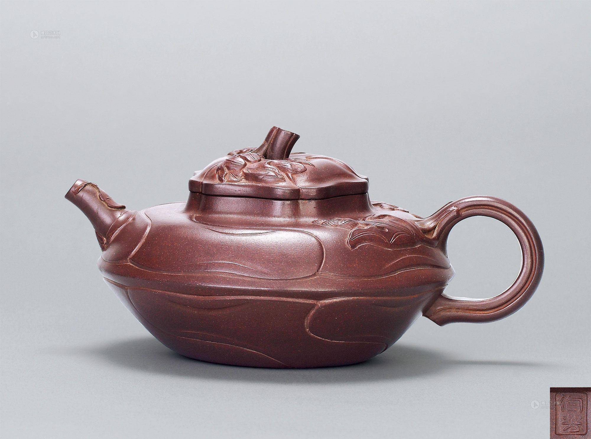 紫砂艺术丨风卷葵