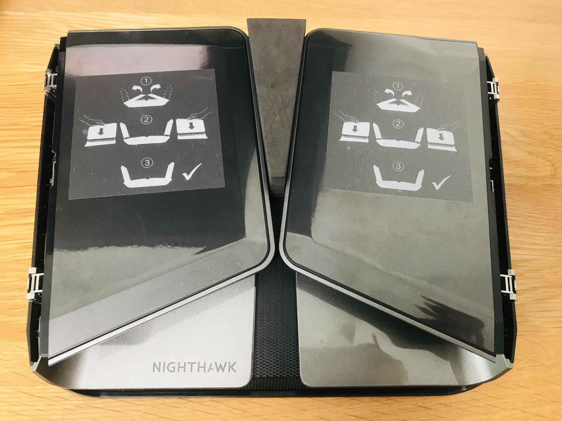 无人机造型,科技感爆棚,性能不俗——网件NightHawk RAX80 Wifi6路由器体验_wifi
