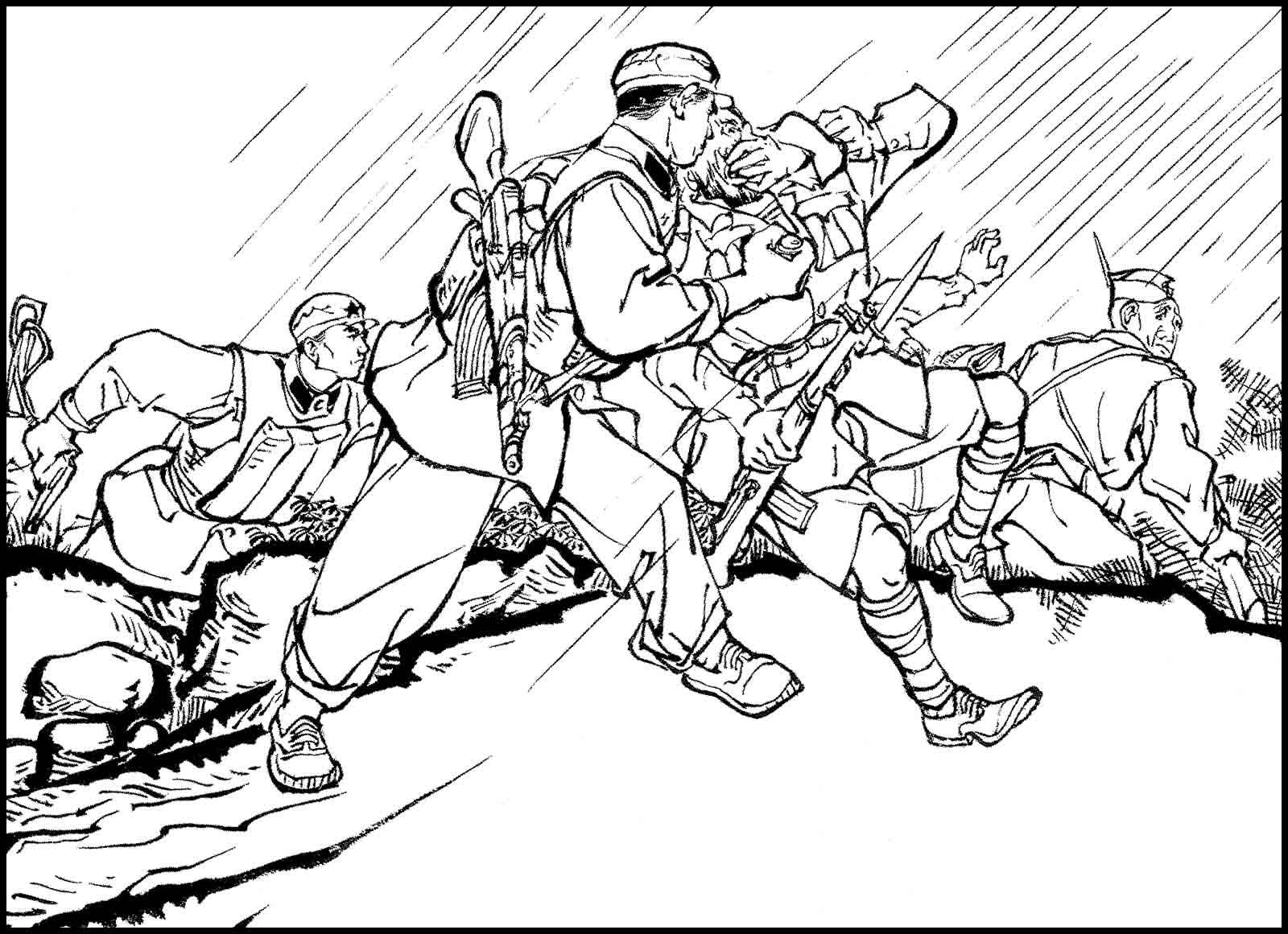 侦察兵的故事之敌岛插旗