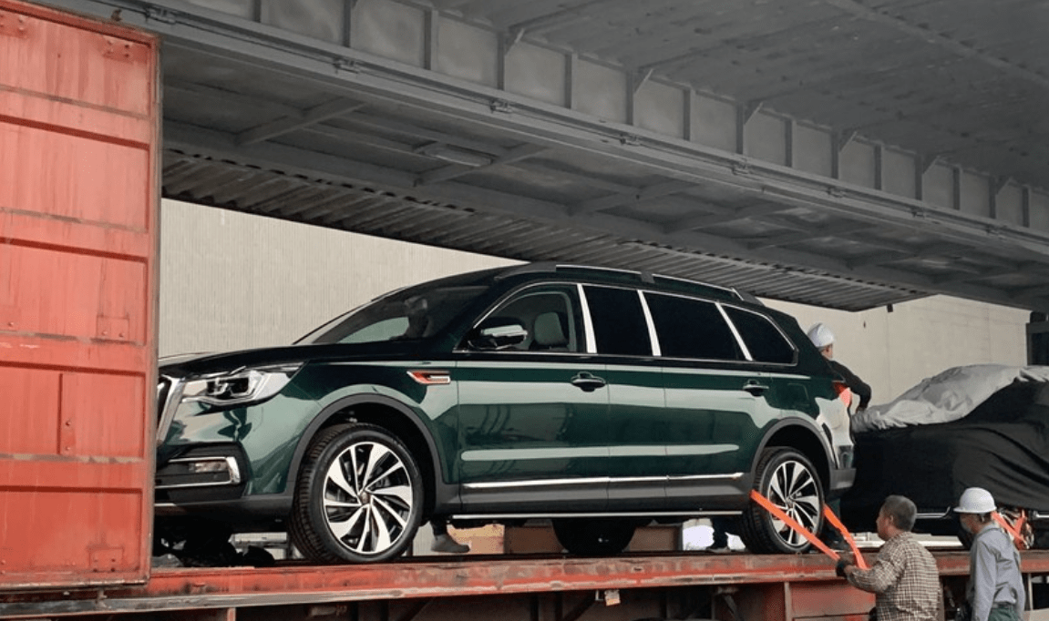 红旗hs7加长版实车这才是中国豪车该有的样子