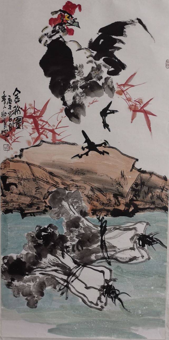 牧青海峡两岸一脉相承中国画名家走进李奇茂美术馆