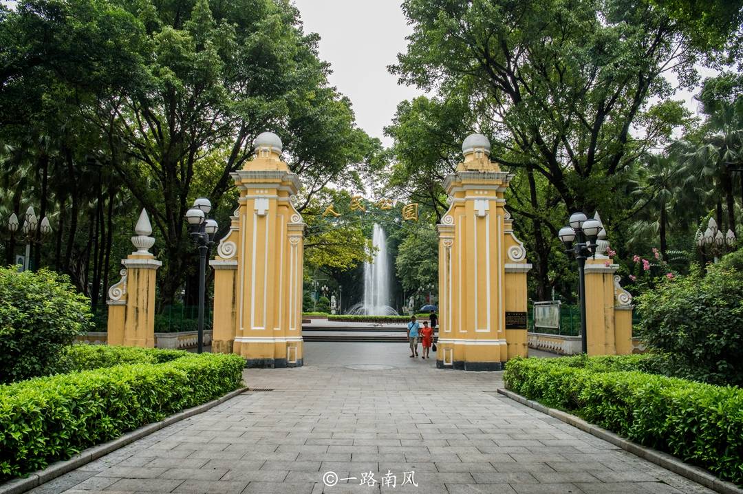 廣州第一座公園,城市原點就在這裡,有兩條地鐵穿過,遊客很少