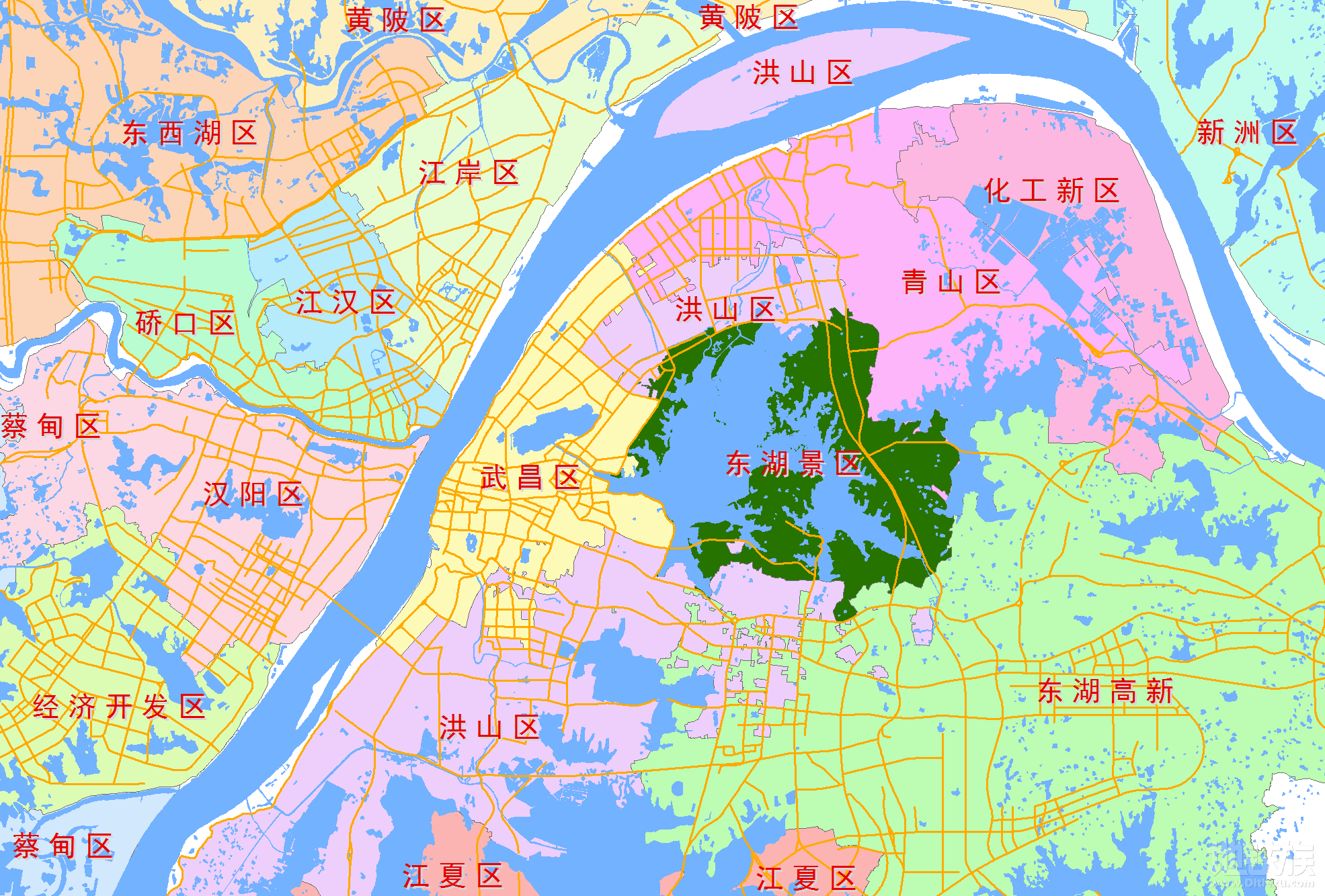 武汉擦亮长江主轴景观带,二七路,堤角大桥,地铁10,20号线建设