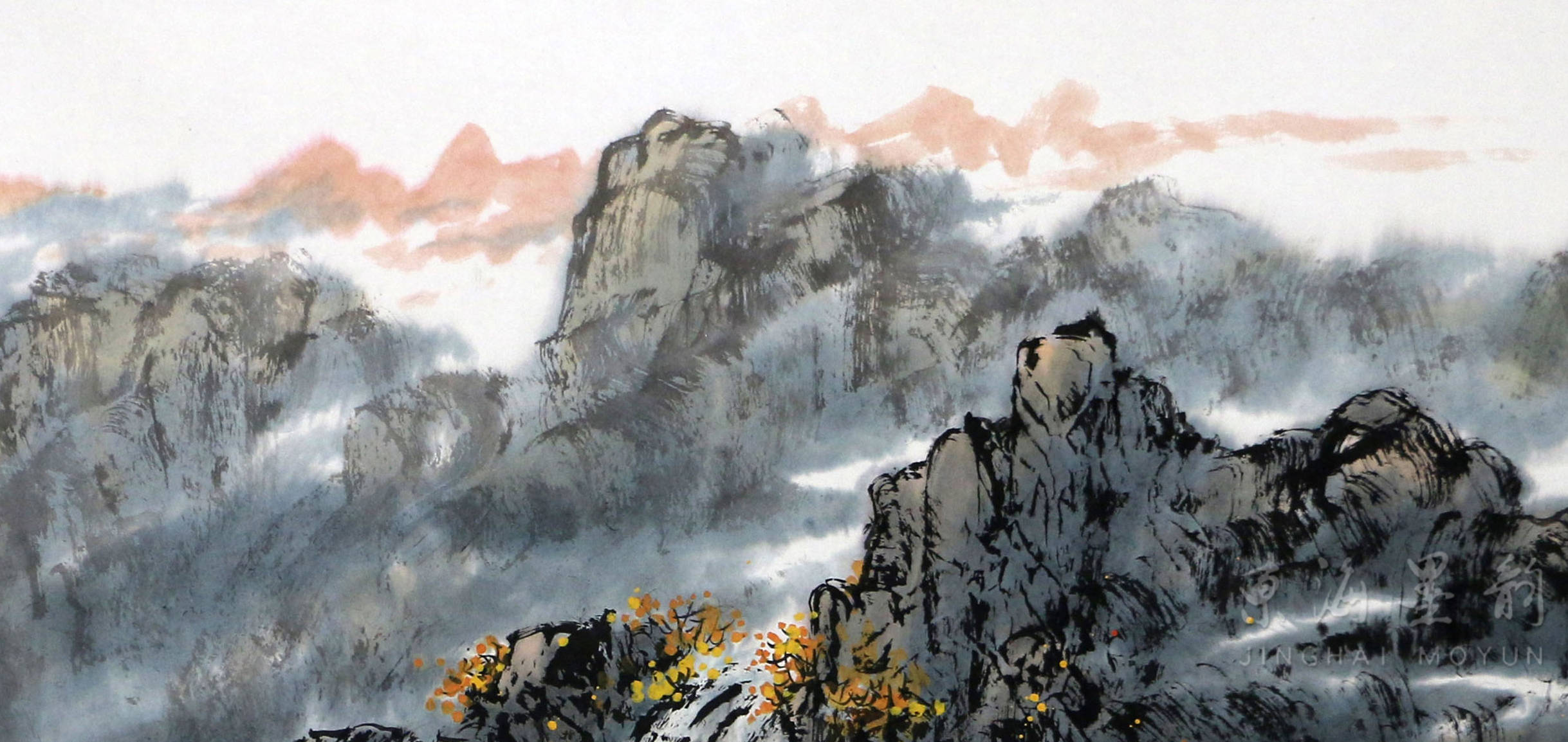 走进柳长德画作秋水怡诗情的世界感受山水秋日雅韵