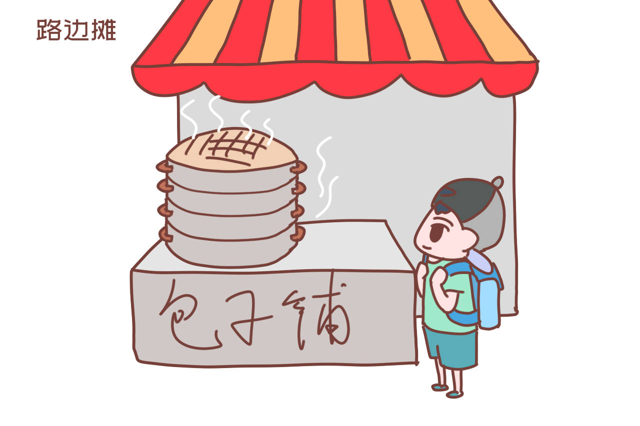 营养和健康都得不到保证的路边摊