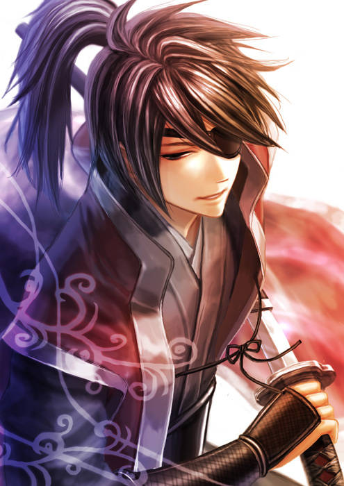 少年仗剑走天涯日本武士插画壁纸欣赏