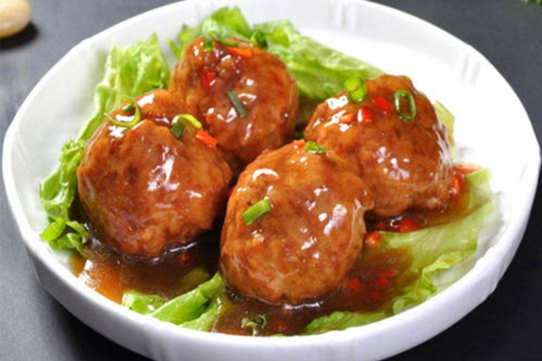 田坤道|带大家做外面卖很贵,在家几块钱搞定的美食_四喜丸子