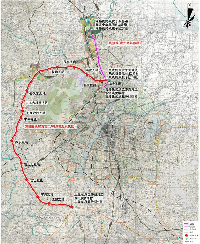 建設南昌繞城高速西二環南昌大都市圈發展將更快