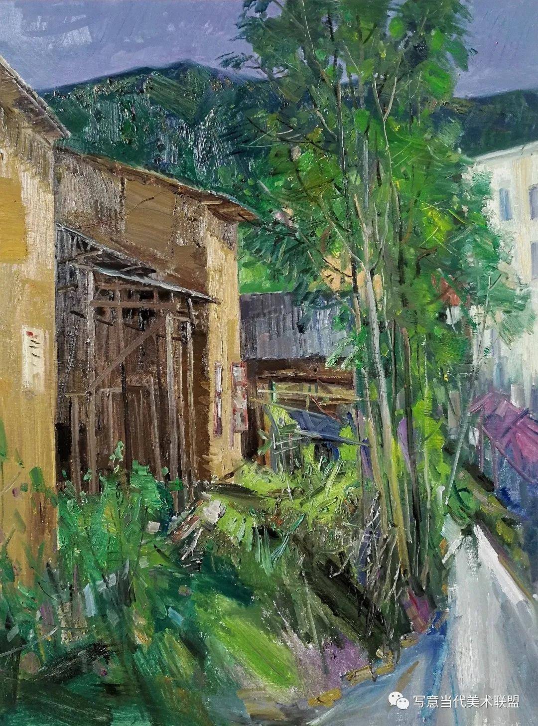 【风景】油画名家丽水松阳写生作品欣赏