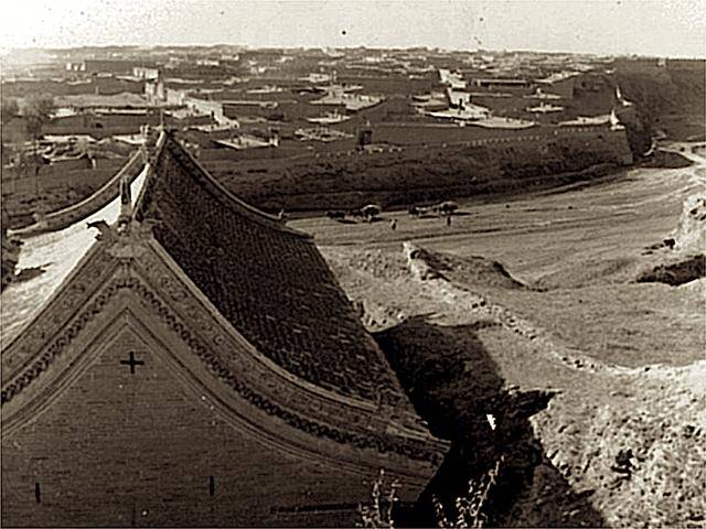 历史老照片:四十年代初的内蒙古包头传统民居