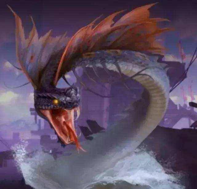 原创山海经中有九大传奇蛇怪能力强大外形恐怖或成神或成食物