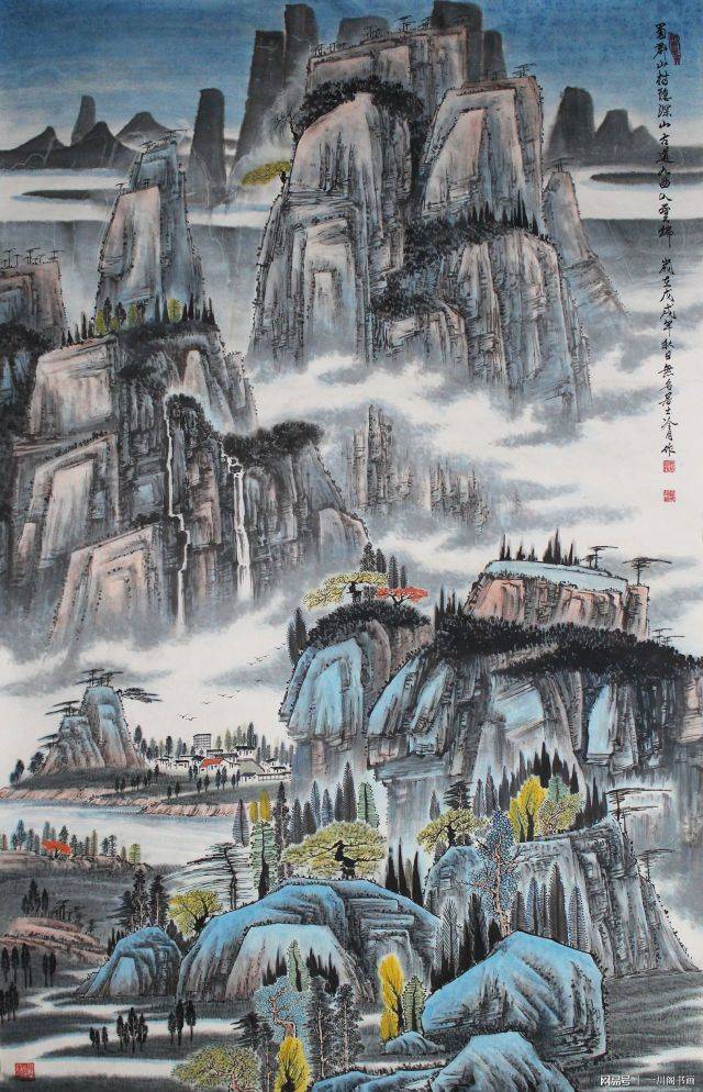 北京宋庄画家村山水画直播第一人赵冷月谈笑人生