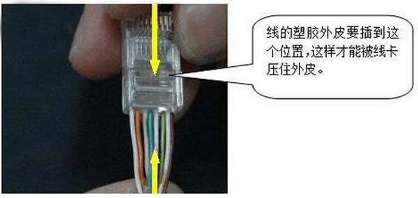 雙絞線水晶頭t586a和t586b接法全過程