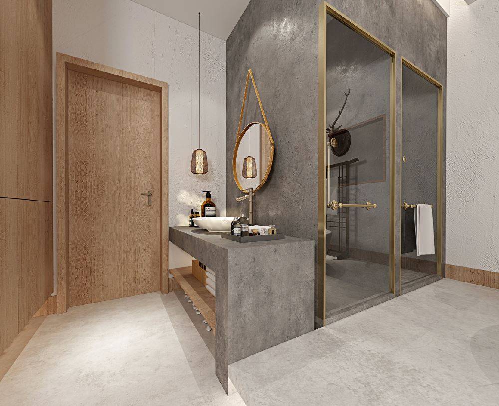 上海360平米现代简约民宿装修案例效果图