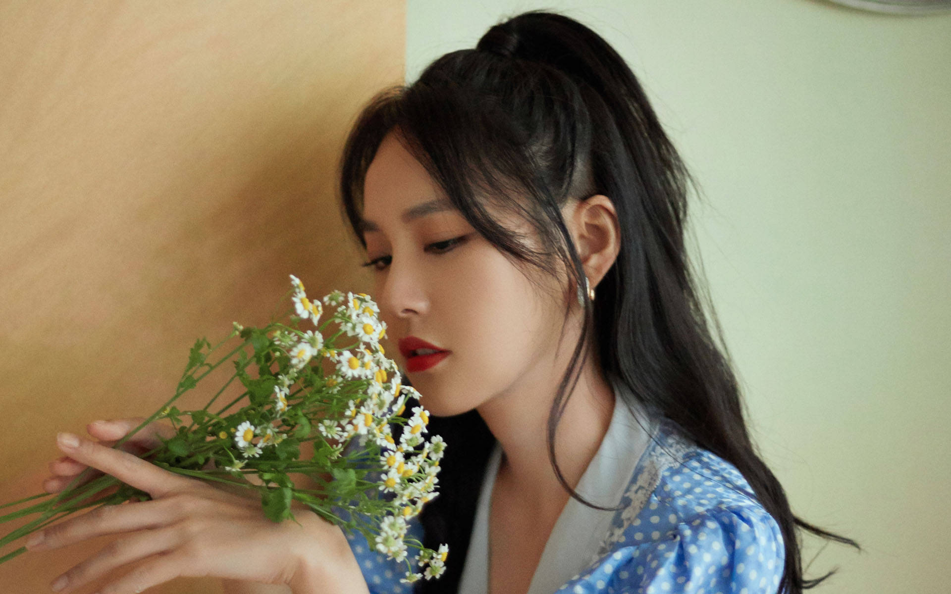 张佳宁清新性感写真清新可人让人一见难忘