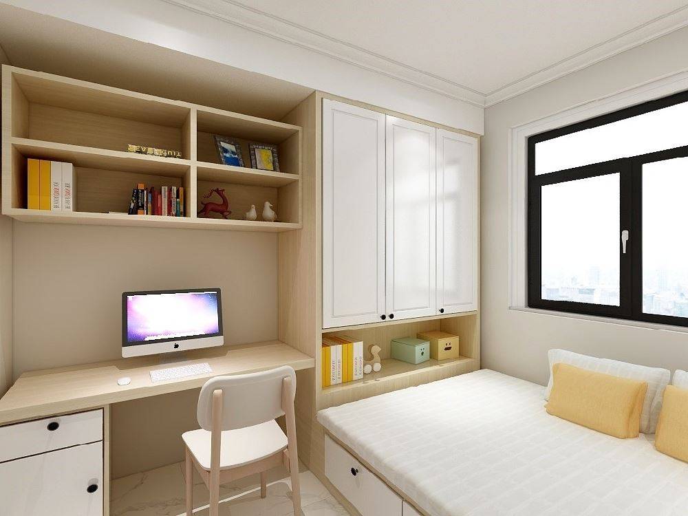 上海阳光新景78平两室一厅旧房翻新装修效果图案例