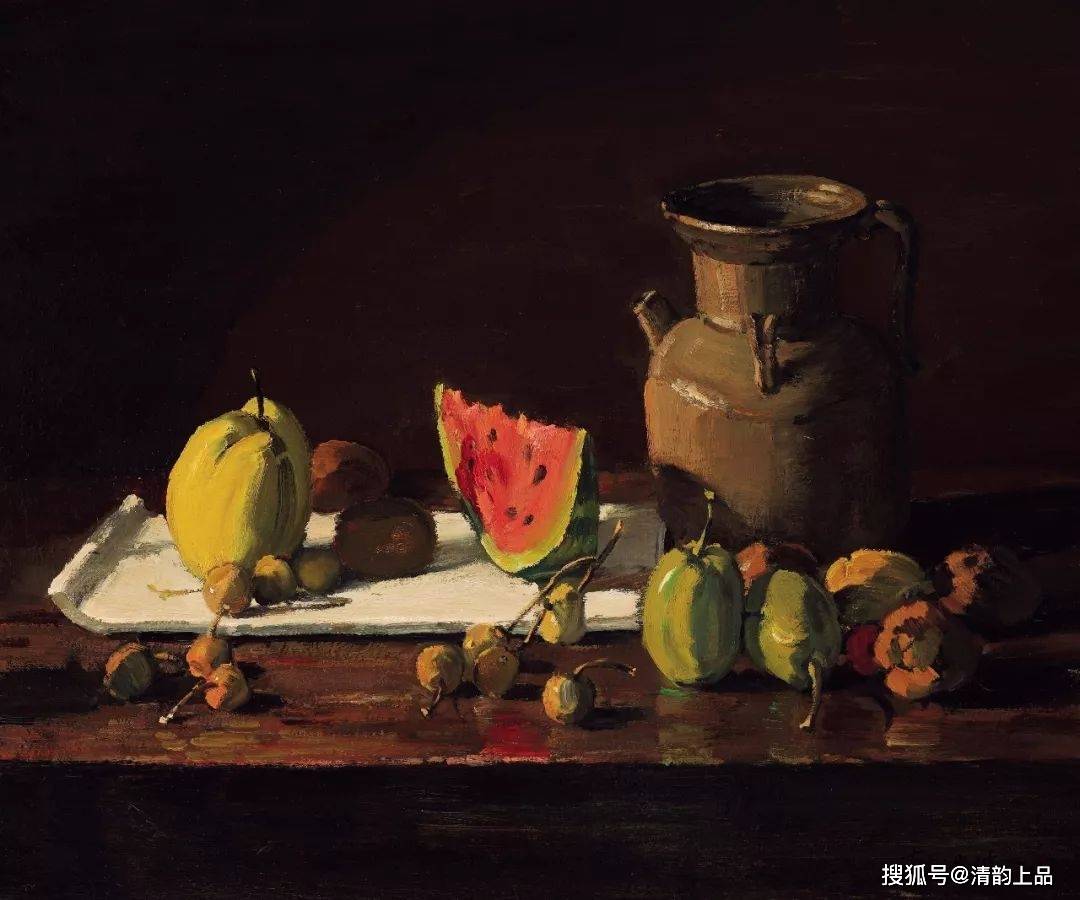 油画家韩洪伟油画作品选集